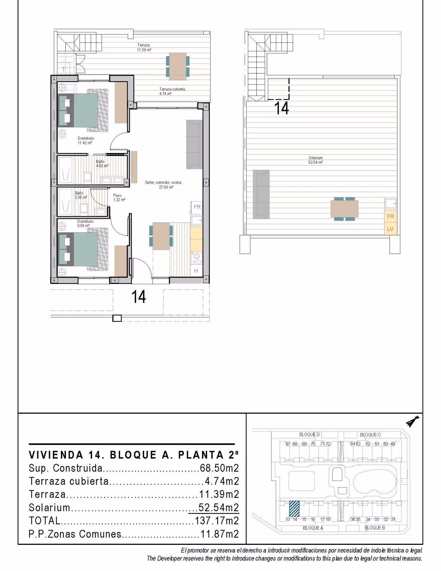 Modern-New-Build-Apartments-in-San-Cayetano-Torrepacheco-Murcia-21 Obra nueva 2 dormitorio Ático Apartamento in San Cayetano Torre Pacheco, Murcia