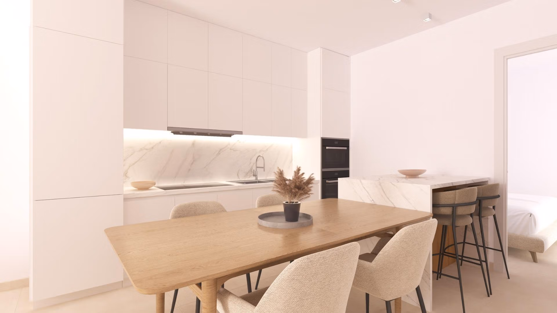 Modern-New-Build-Apartments-in-San-Cayetano-Torrepacheco-Murcia-7 Obra nueva 2 dormitorio Ático Apartamento in San Cayetano Torre Pacheco, Murcia