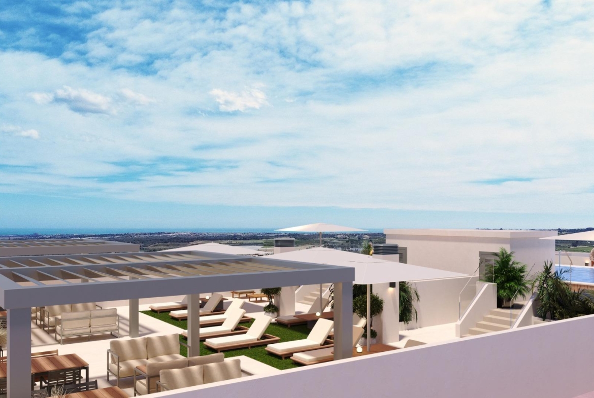 New Build Apartments for sale in the Centre of San Miguel de Salinas, Costa Blanca
