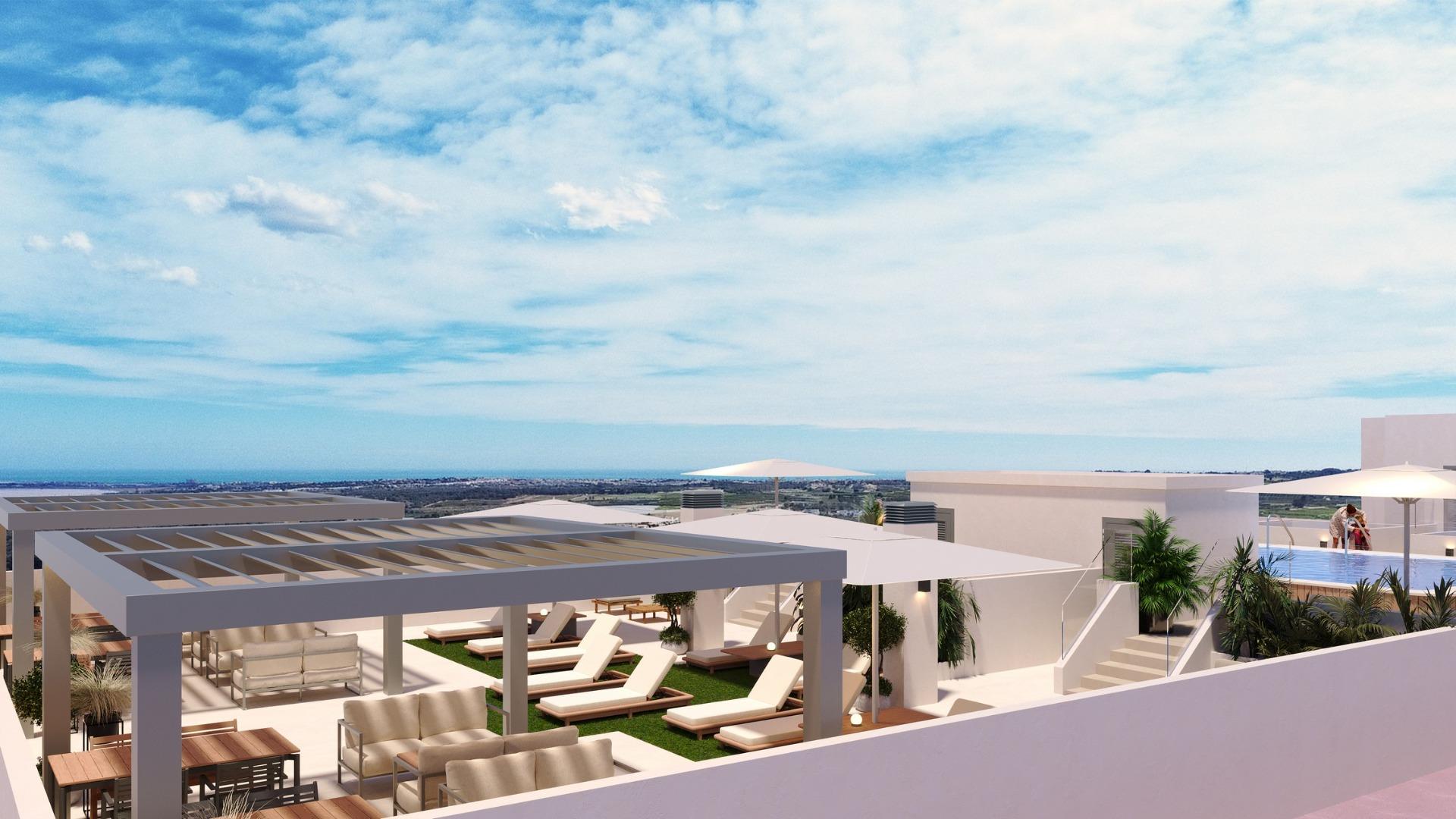 New Build Apartments for sale in the Centre of San Miguel de Salinas, Costa Blanca