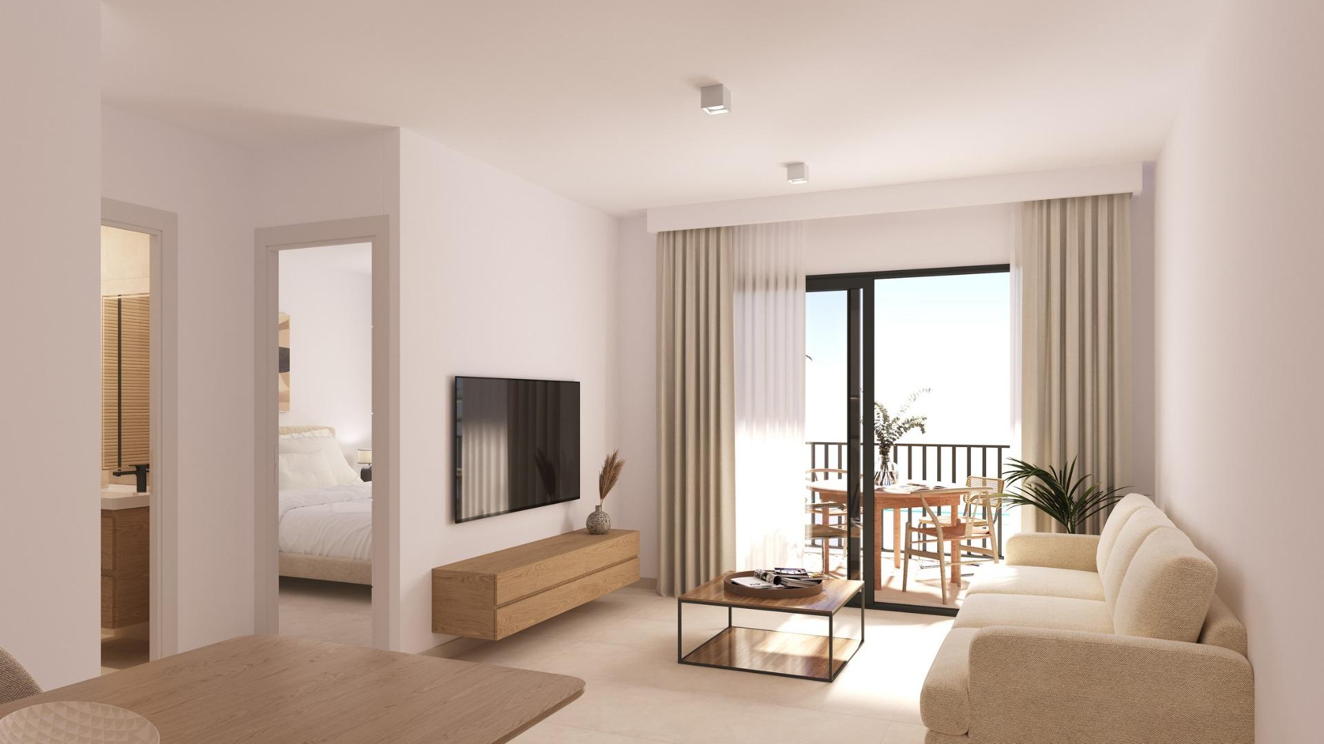 New Build Apartments for sale in the Centre of San Miguel de Salinas, Costa Blanca