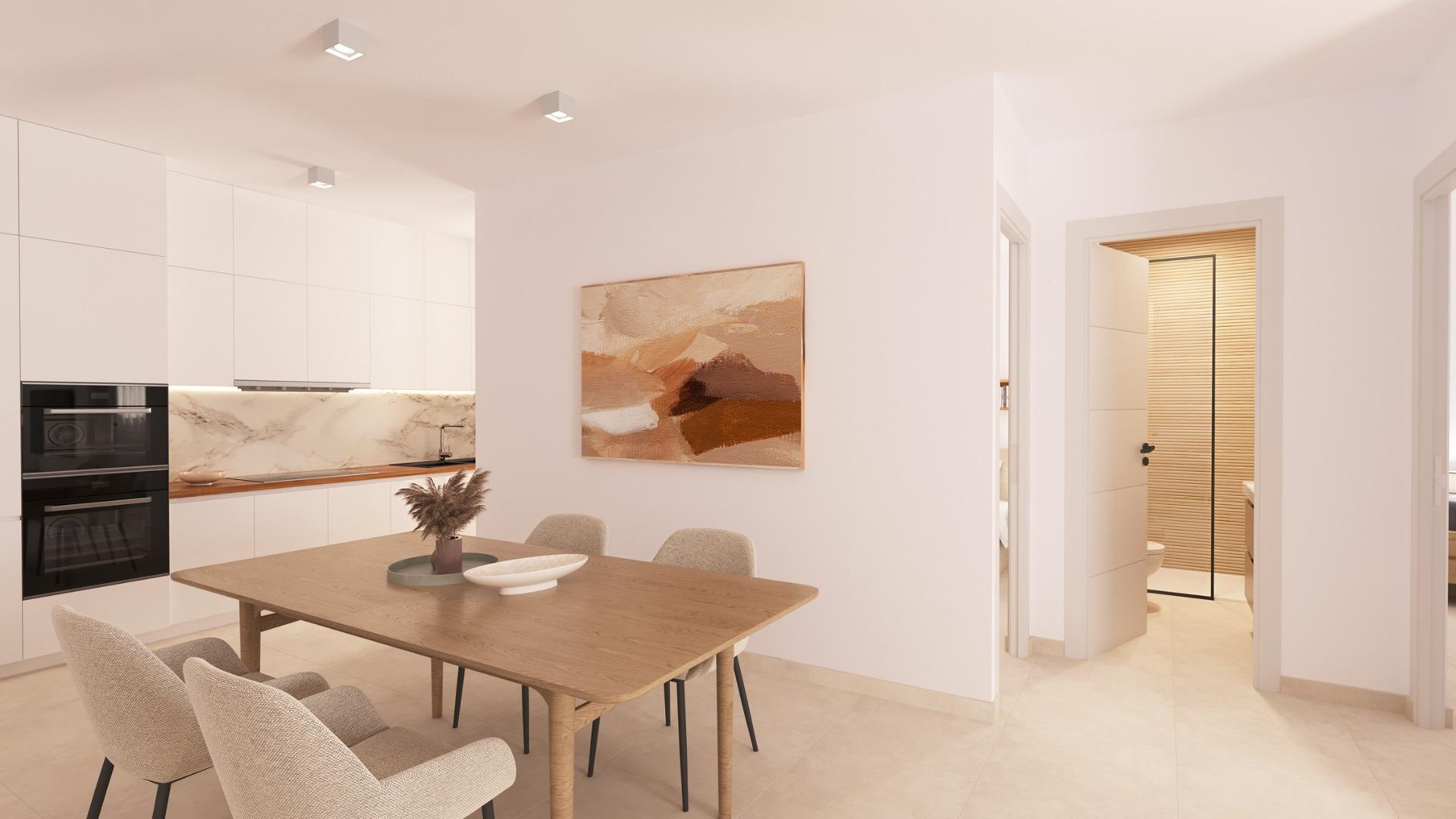 New Build Apartments for sale in the Centre of San Miguel de Salinas, Costa Blanca