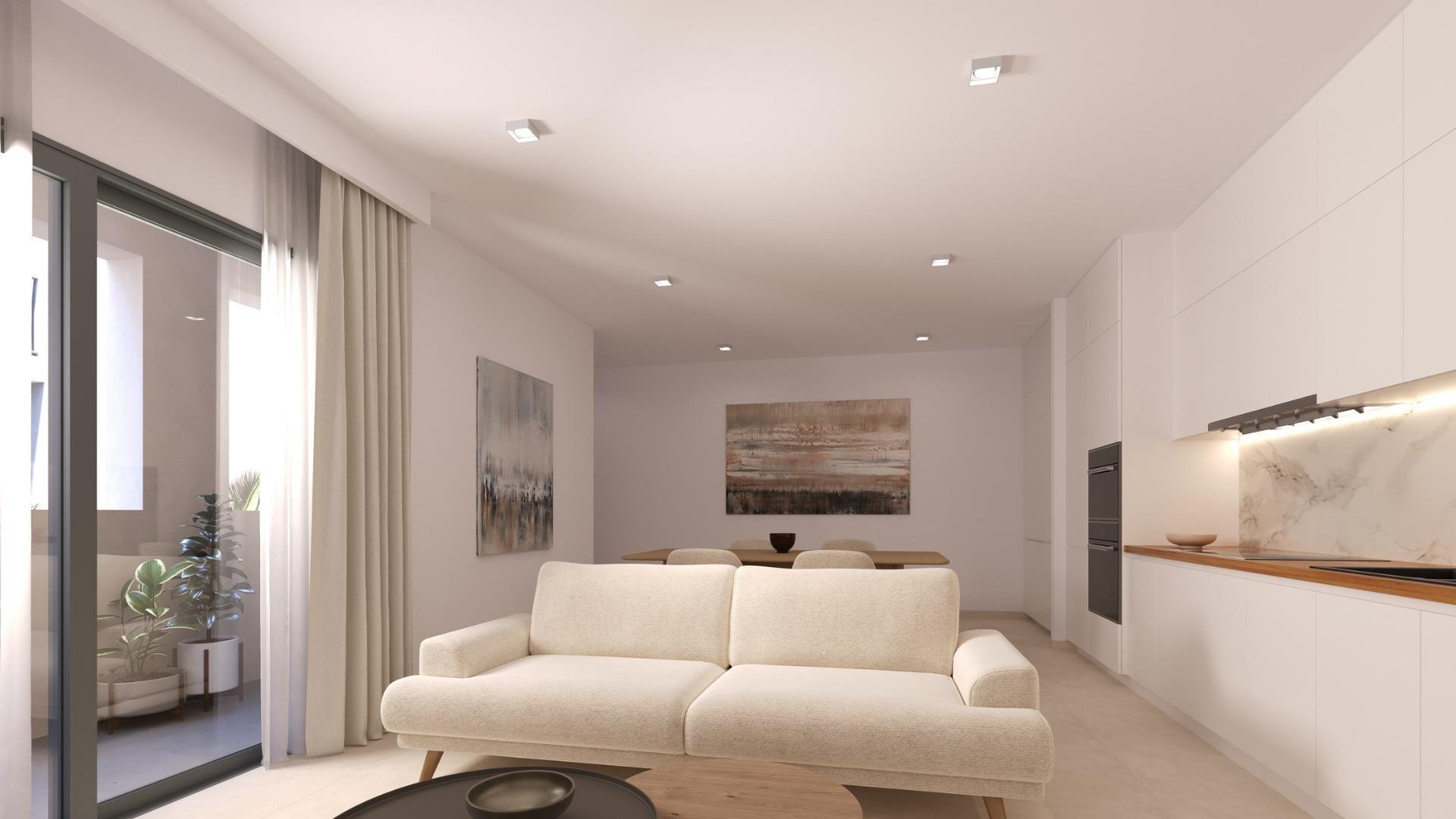 New Build Apartments for sale in the Centre of San Miguel de Salinas, Costa Blanca