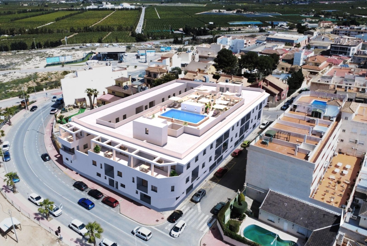 New Build Apartments for sale in the Centre of San Miguel de Salinas, Costa Blanca