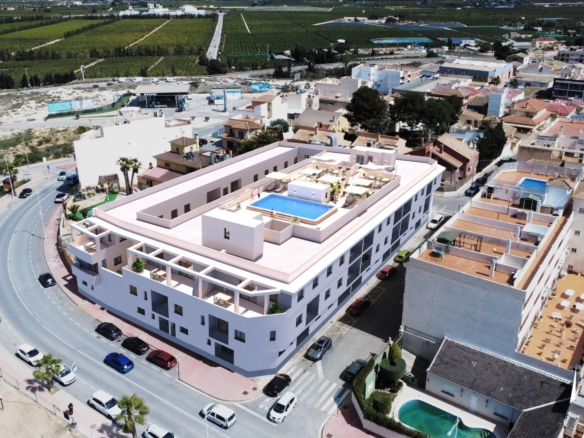 New Build Apartments for sale in the Centre of San Miguel de Salinas, Costa Blanca