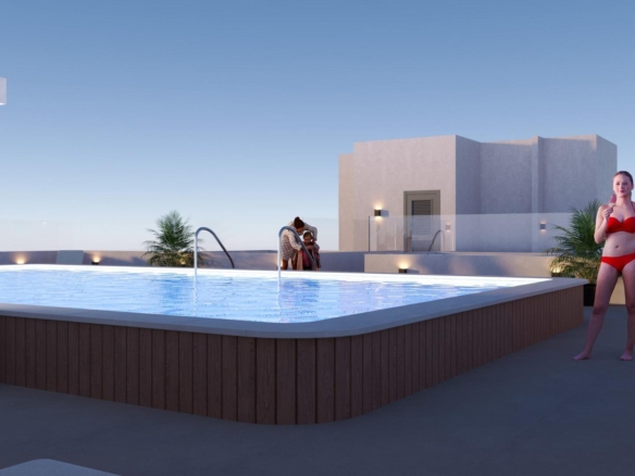 New Build Apartments for sale in the Centre of San Miguel de Salinas, Costa Blanca