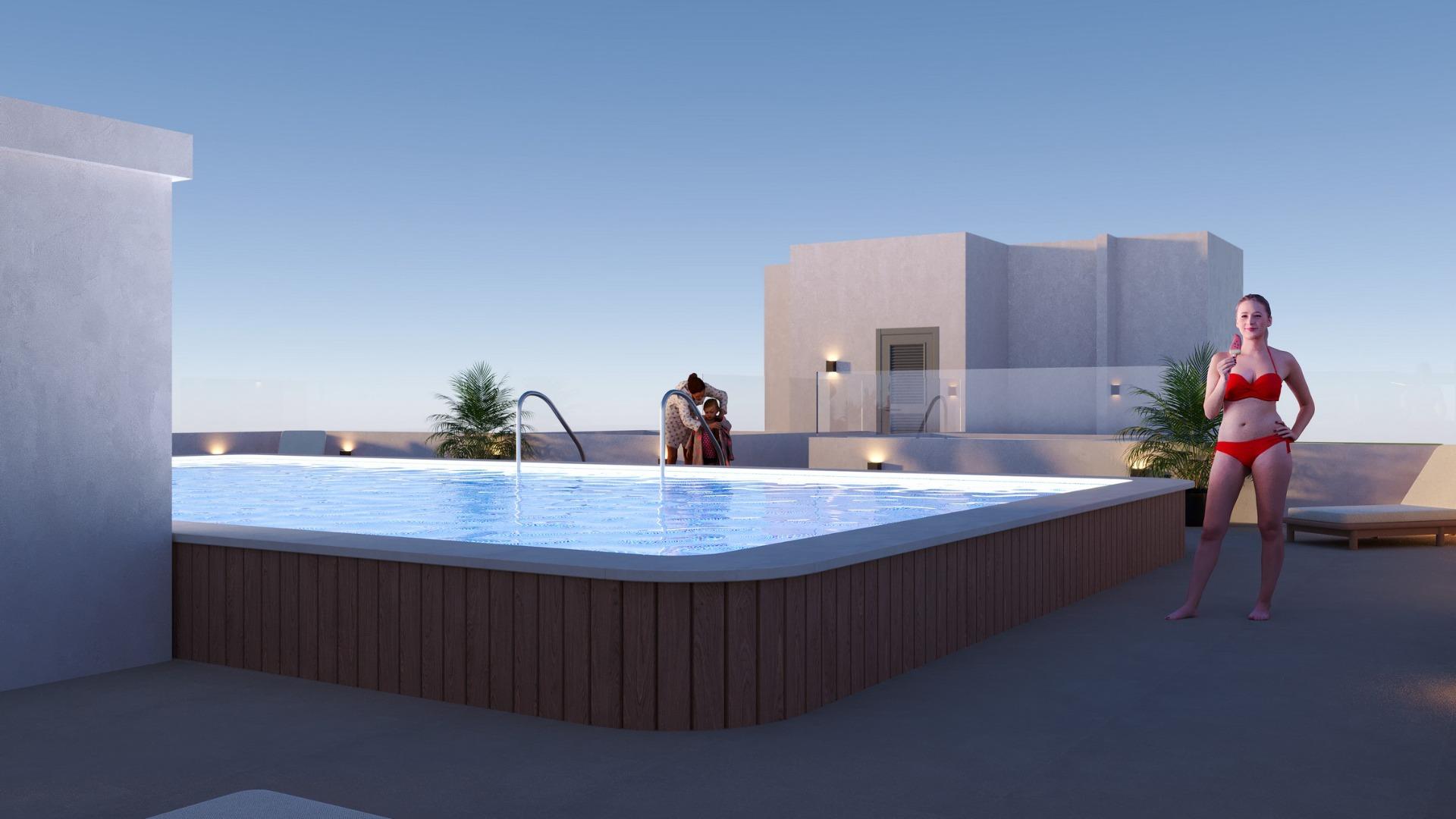 New Build Apartments for sale in the Centre of San Miguel de Salinas, Costa Blanca