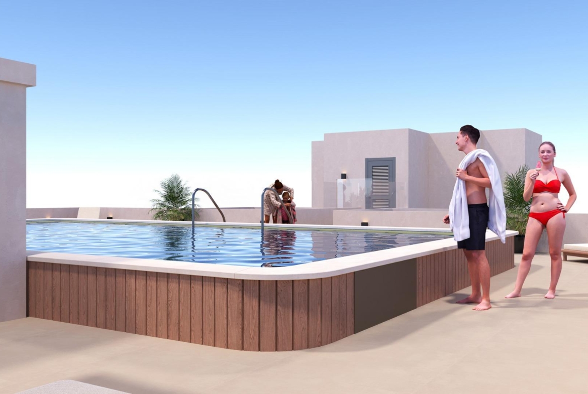 New Build Apartments for sale in the Centre of San Miguel de Salinas, Costa Blanca