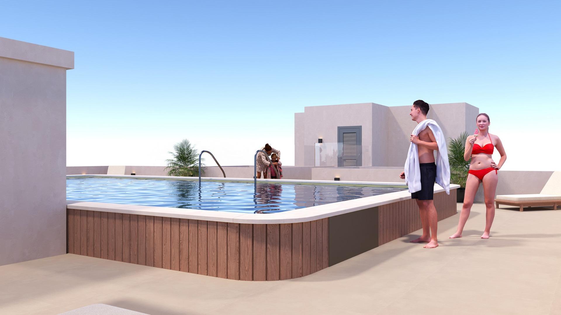 New Build Apartments for sale in the Centre of San Miguel de Salinas, Costa Blanca