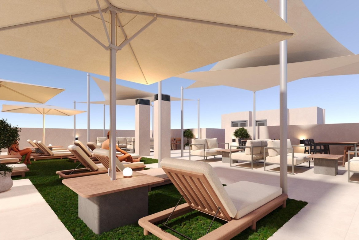 New Build Apartments for sale in the Centre of San Miguel de Salinas, Costa Blanca