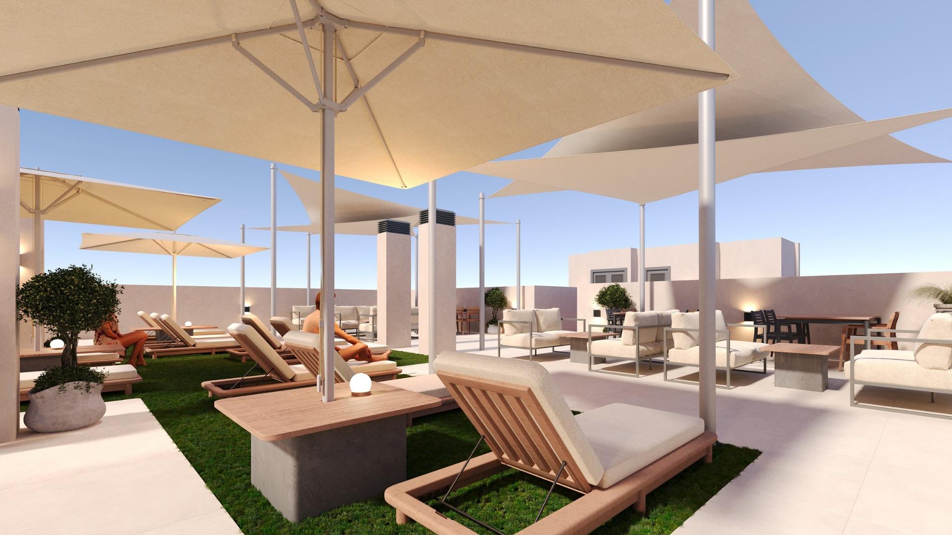 New Build Apartments for sale in the Centre of San Miguel de Salinas, Costa Blanca