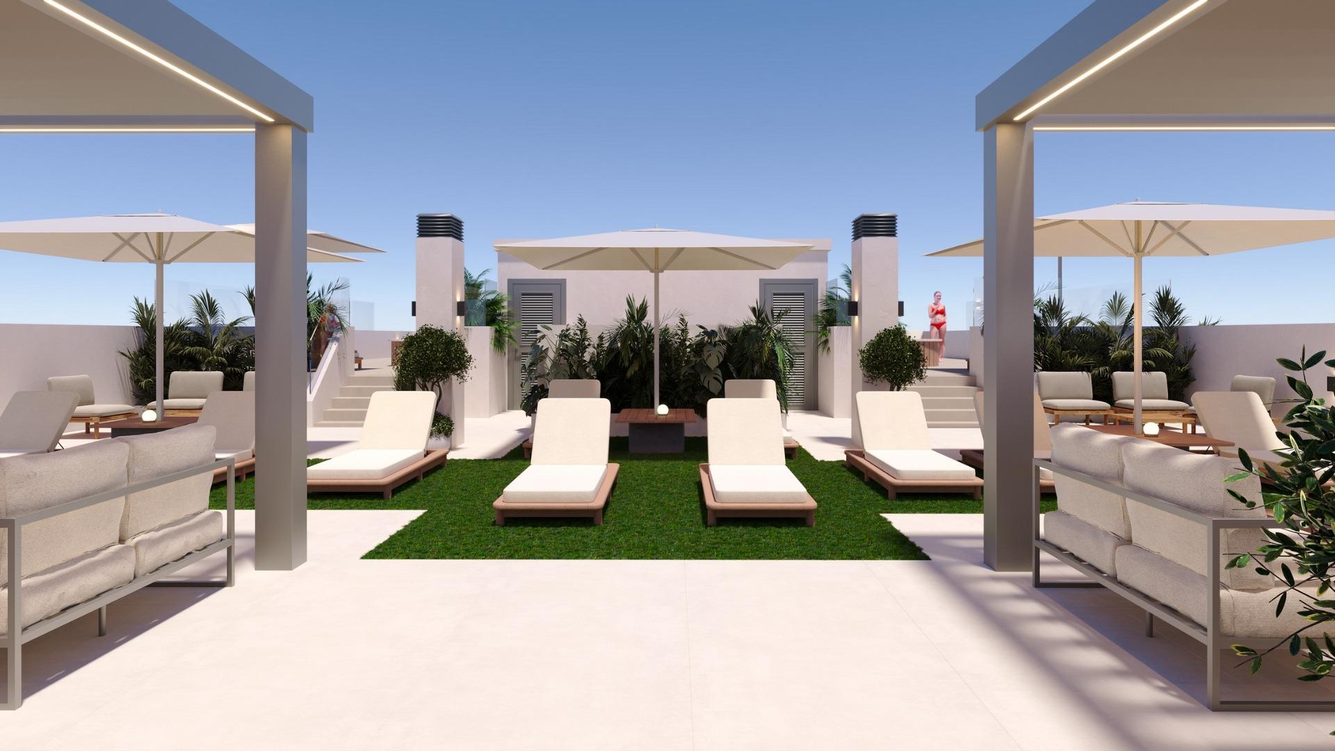 New Build Apartments for sale in the Centre of San Miguel de Salinas, Costa Blanca