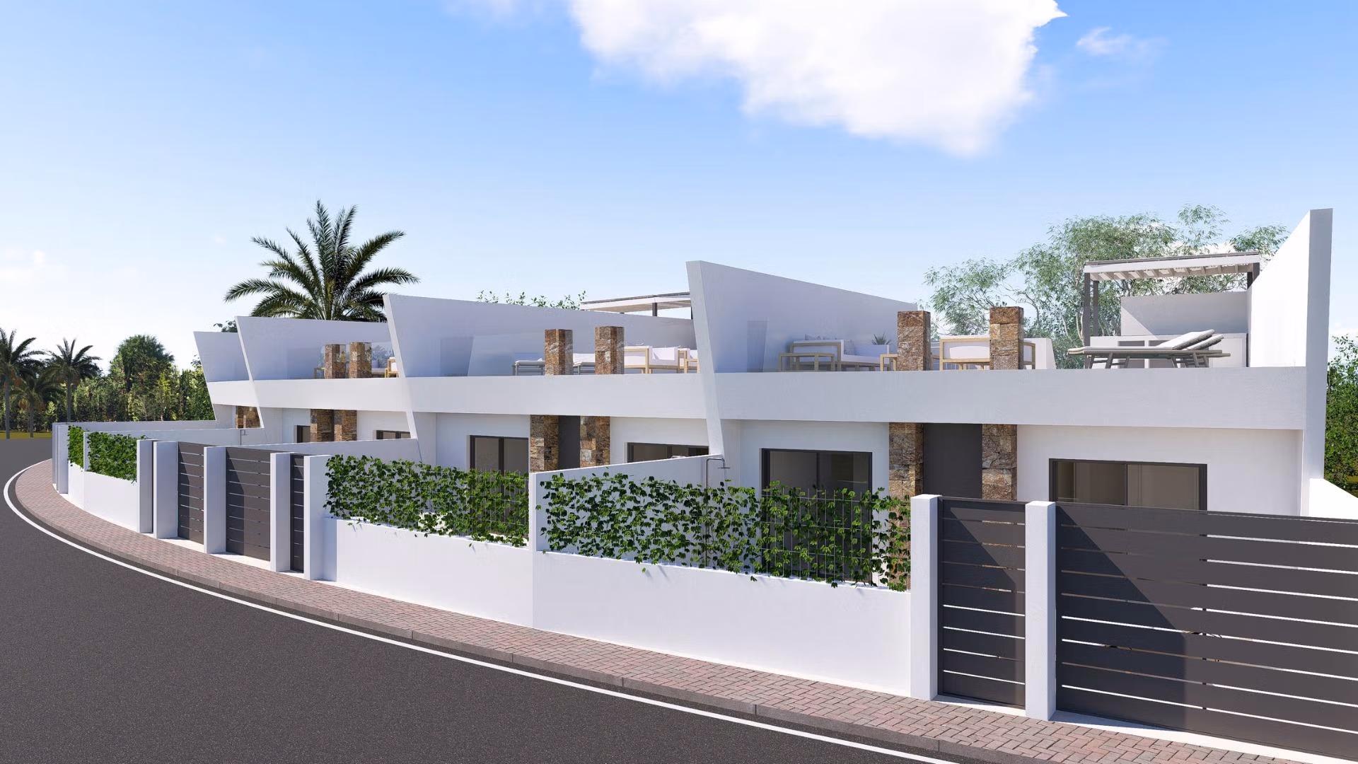 Modern New Build Townhouses with Private Pool for sale in El Alba Resort, Torre Pacheco
