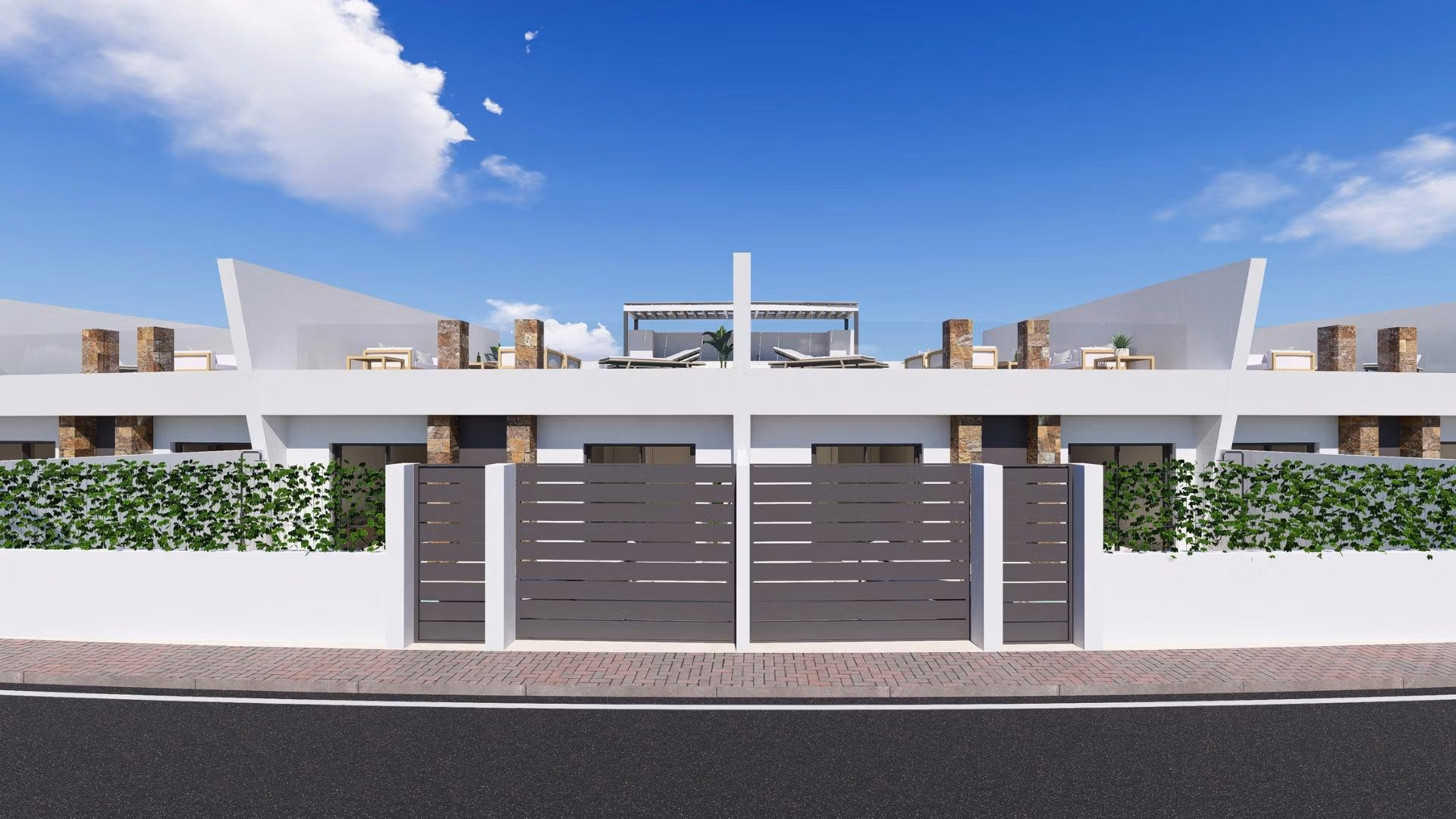 Modern New Build Townhouses with Private Pool for sale in El Alba Resort, Torre Pacheco