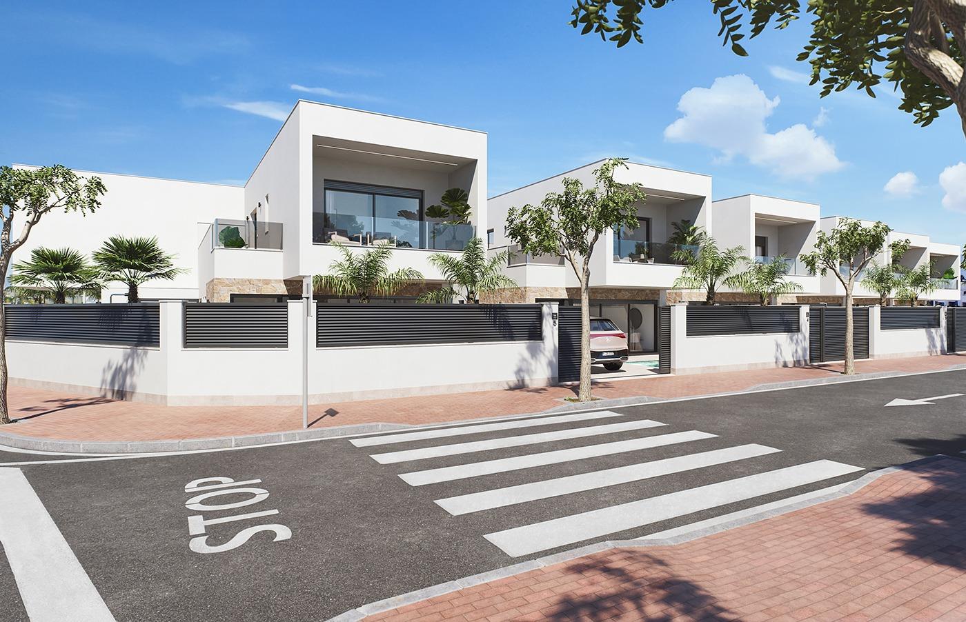 Modern New Build Villas with private pool for sale in San Pedro del Pinatar