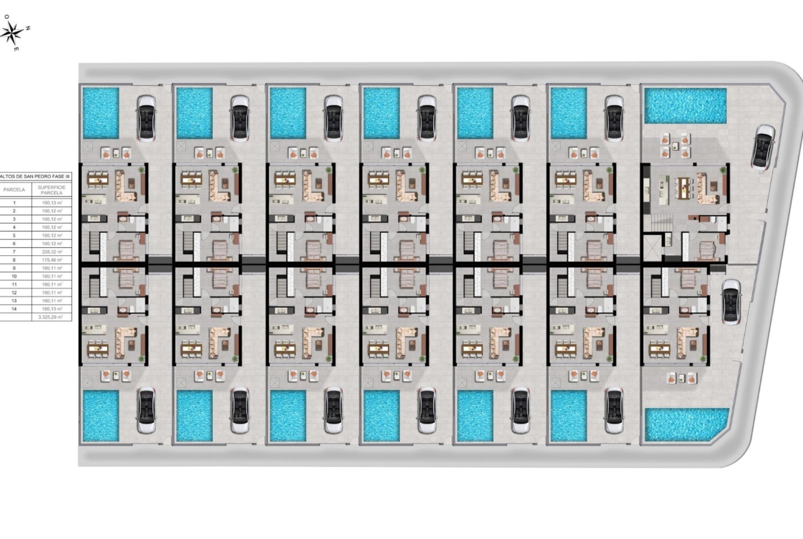 Modern New Build Villas with private pool for sale in San Pedro del Pinatar