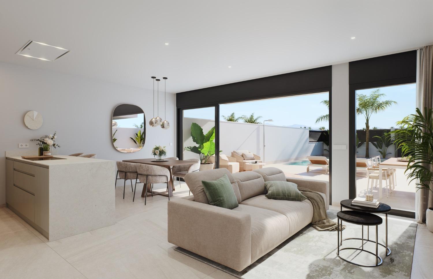 Modern New Build Villas with private pool for sale in San Pedro del Pinatar