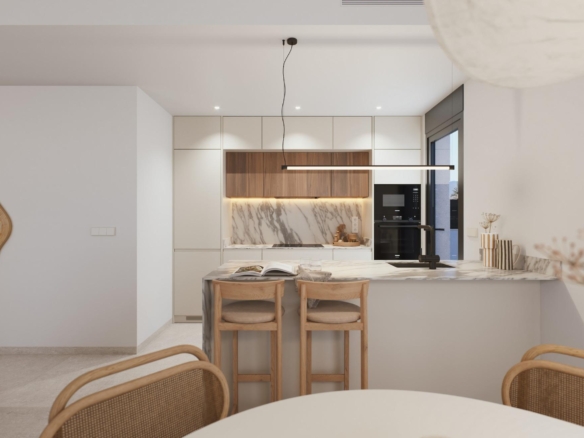 4 Bedroom New Build Houses with Garage for Sale at Santa Rosalía Lake & Life Resort, Murcia