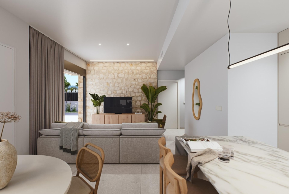 4 Bedroom New Build Houses with Garage for Sale at Santa Rosalía Lake & Life Resort, Murcia