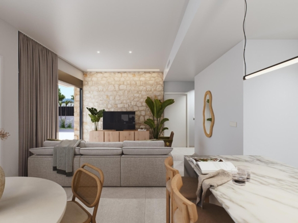 4 Bedroom New Build Houses with Garage for Sale at Santa Rosalía Lake & Life Resort, Murcia