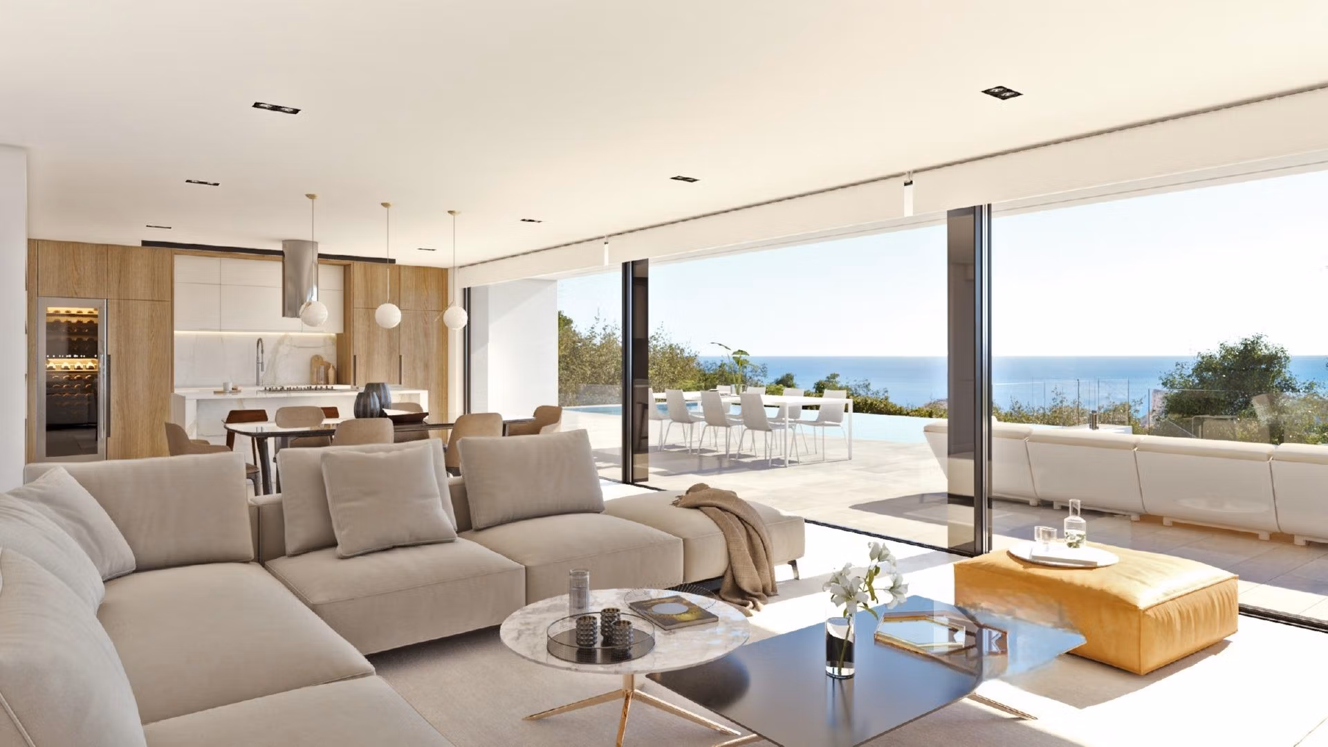 New Build Luxury Villa in Cumbre del Sol with Panoramic Mediterranean Sea Views
