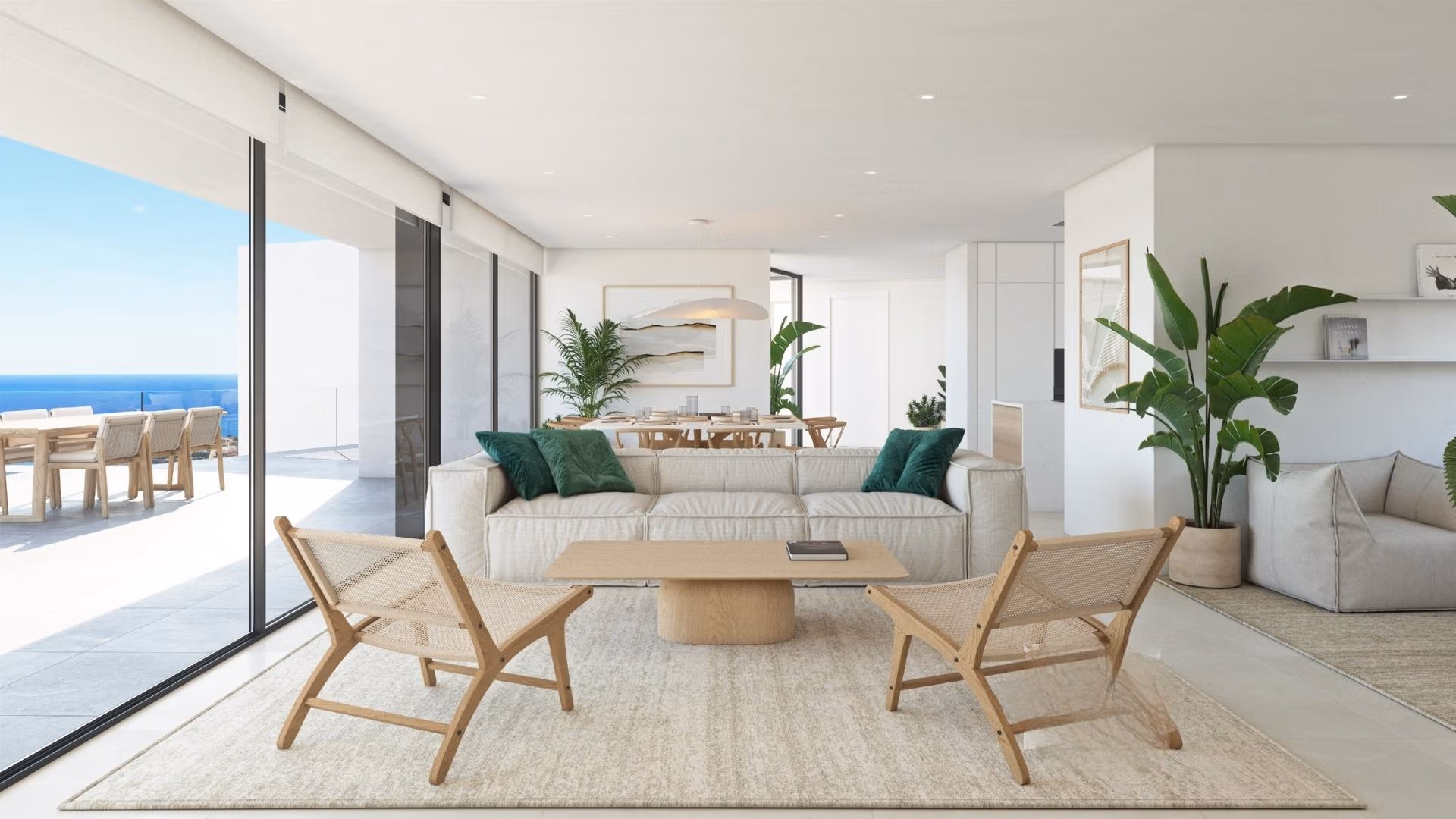 Elegant Minimalist Sea View Villa in Cumbre del Sol – Modern Mediterranean Serenity