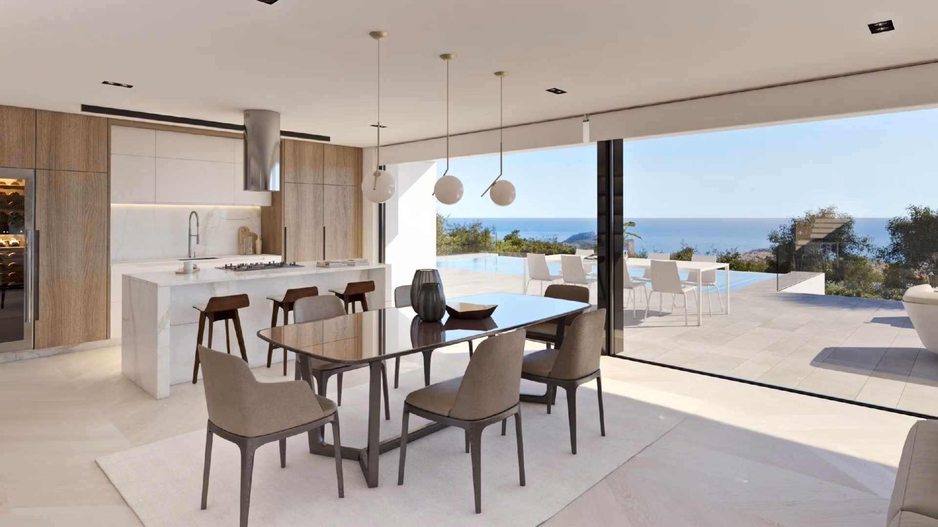 New Build Luxury Villa in Cumbre del Sol with Panoramic Mediterranean Sea Views