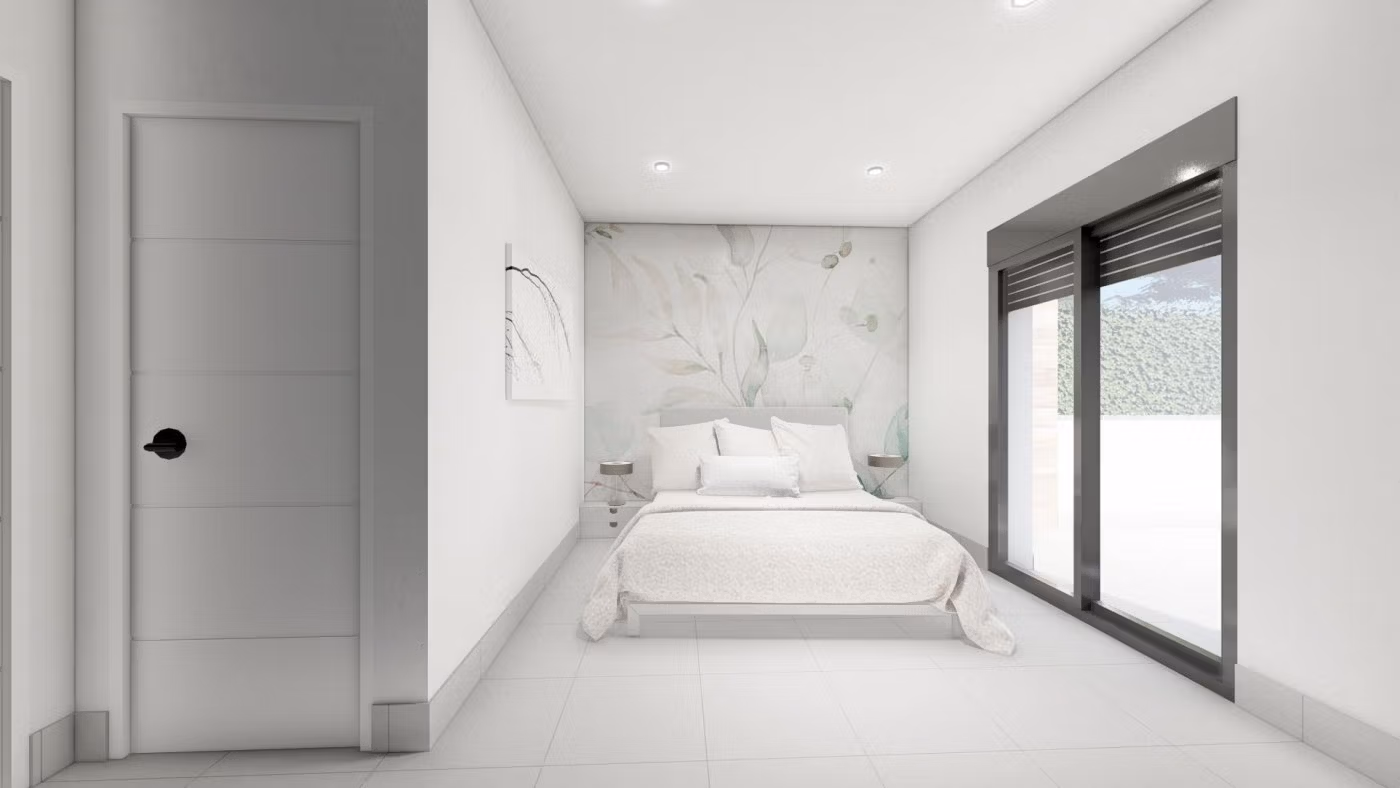 NEW-BUILD-SEMI-DETACHED-VILLAS-IN-ROLDAN-10 Нова ъглова вила с частен басейн за продажба в El Alba Mediterranean Resort, Ролдан, Мурсия