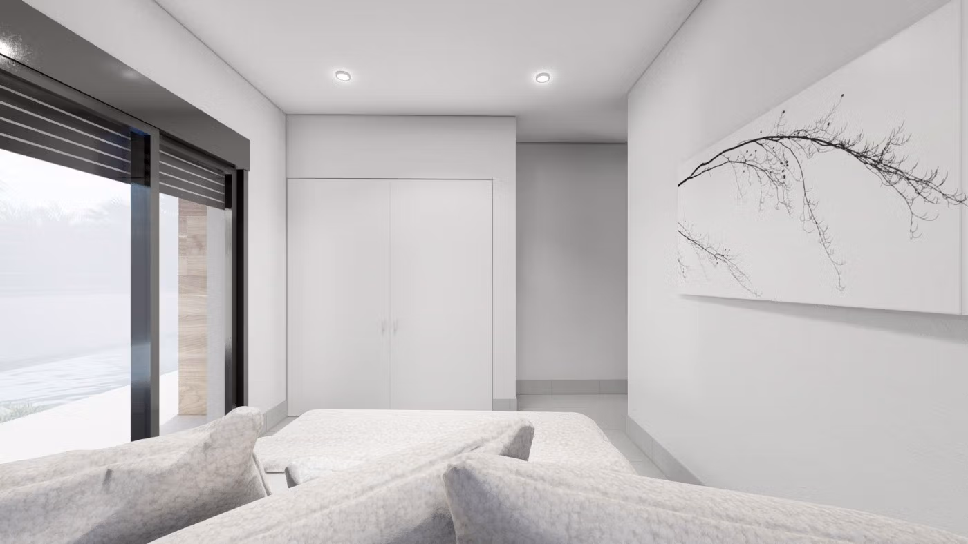 NEW-BUILD-SEMI-DETACHED-VILLAS-IN-ROLDAN-12 Нова ъглова вила с частен басейн за продажба в El Alba Mediterranean Resort, Ролдан, Мурсия