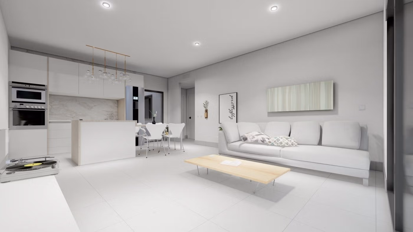 NEW-BUILD-SEMI-DETACHED-VILLAS-IN-ROLDAN-3 Нова ъглова вила с частен басейн за продажба в El Alba Mediterranean Resort, Ролдан, Мурсия