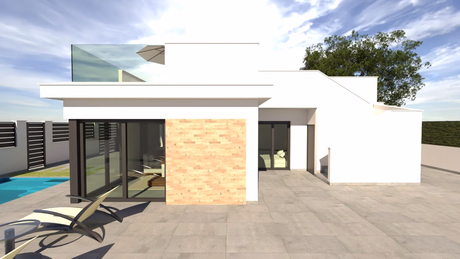 Elegant New Build 3 Bedroom Villa for Sale in Los Alcázares – With Private Pool, 700 m from the Sea