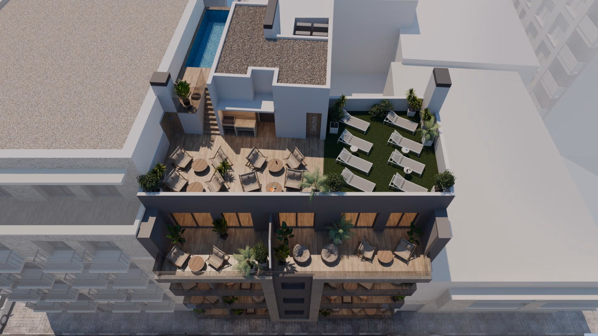 New Build Apartments for sale in Torrevieja just 600 metres from Playa del Cura Beach