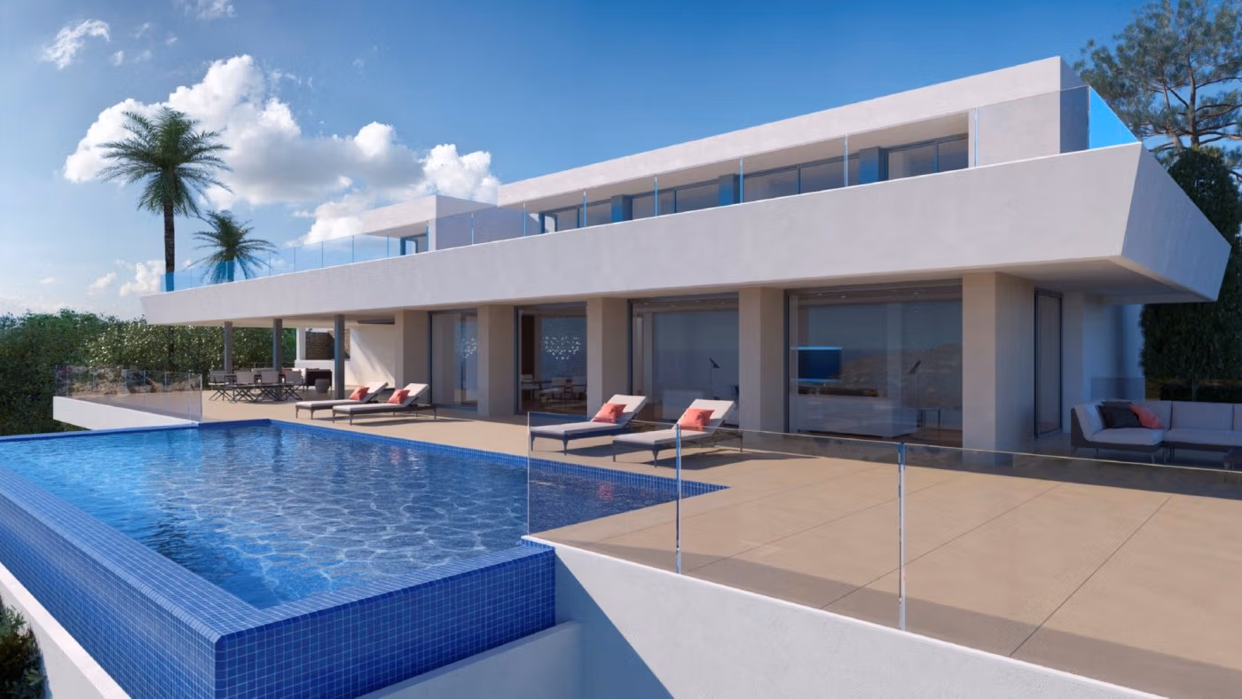 Spacious Sea View Villa with private pool for sale in Cumbre del Sol, Benitachell