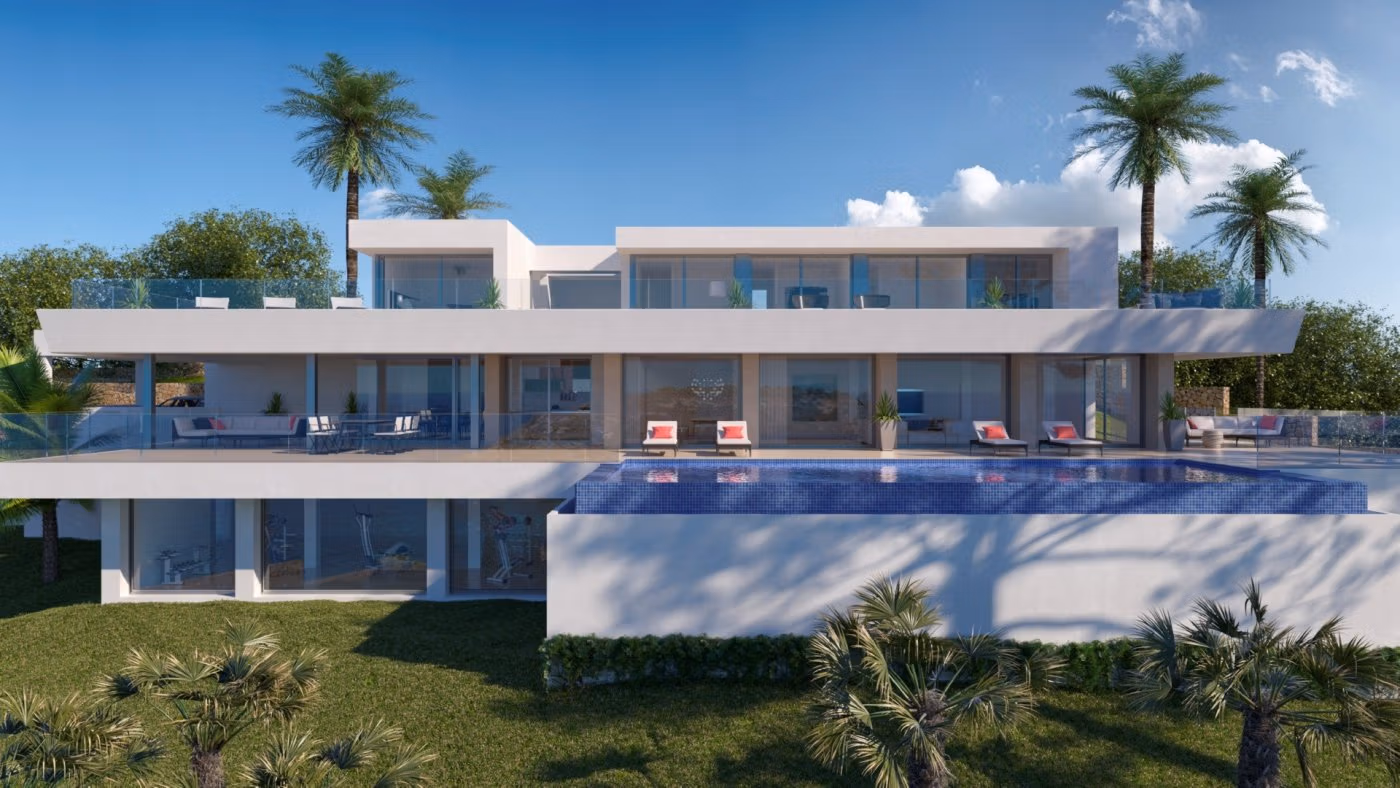 Spacious Sea View Villa with private pool for sale in Cumbre del Sol, Benitachell