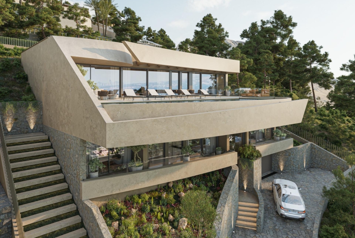 Contemporary Luxury Villa for Sale in Altea Hills with Panoramic Sea Views