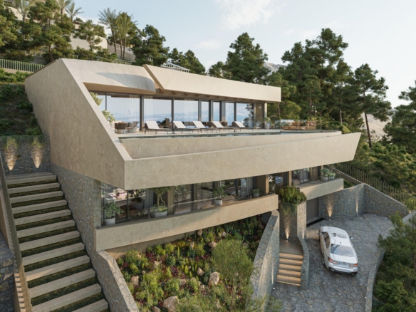 Contemporary Luxury Villa for Sale in Altea Hills with Panoramic Sea Views