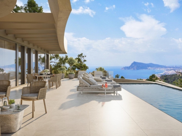 Contemporary Luxury Villa for Sale in Altea Hills with Panoramic Sea Views
