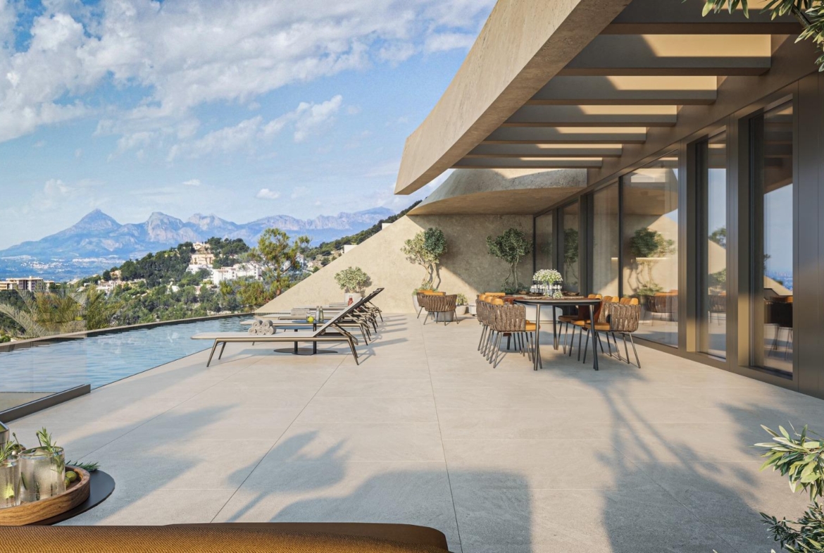 Contemporary Luxury Villa for Sale in Altea Hills with Panoramic Sea Views