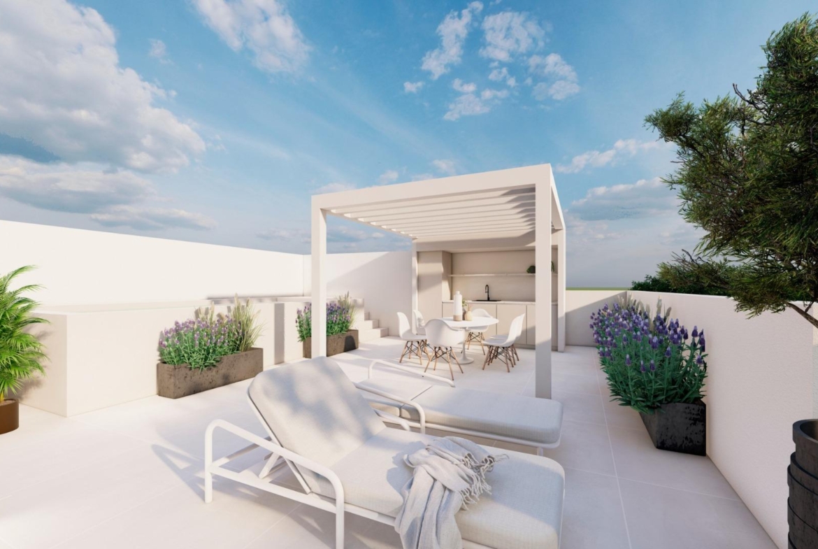 New Build Ground Floor Apartment with Private Pool for Sale in Pilar de la Horadada