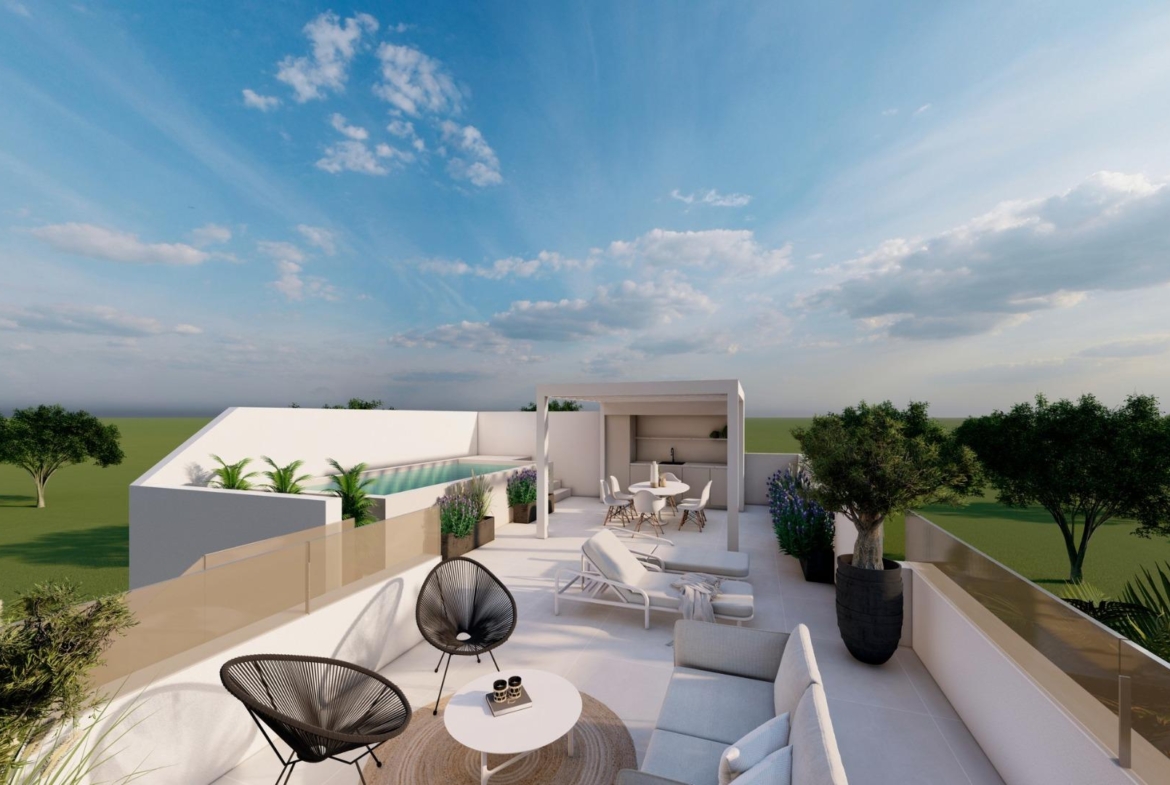 New Build Ground Floor Apartment with Private Pool for Sale in Pilar de la Horadada