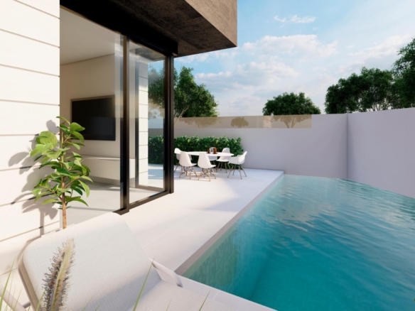 New Build Top Floor Apartment with Private Solarium and Pool for Sale in Pilar de la Horadada