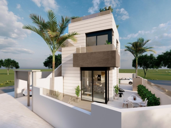 New Build Top Floor Apartment with Private Solarium and Pool for Sale in Pilar de la Horadada