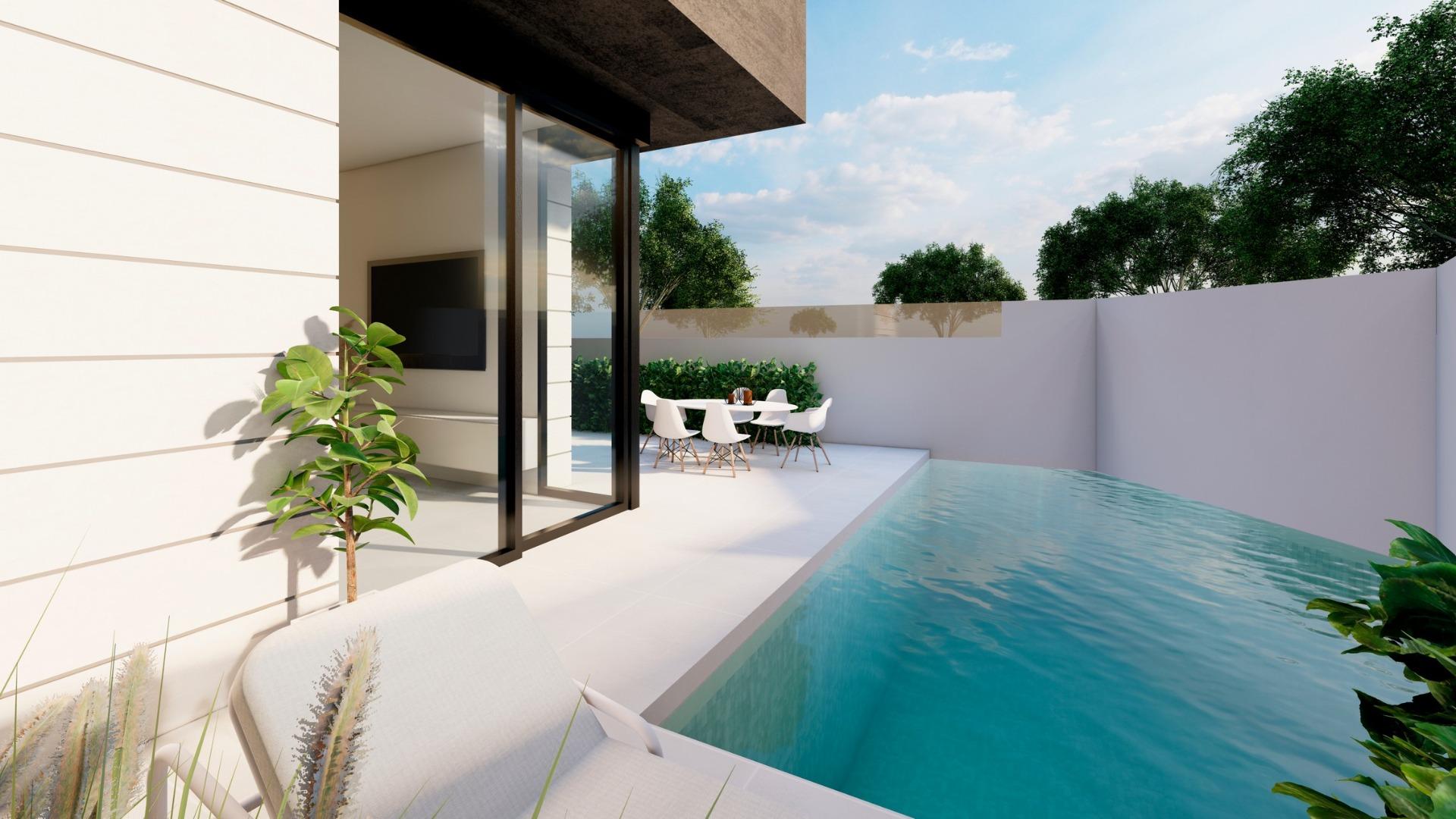 New Build Ground Floor Apartment with Private Pool for Sale in Pilar de la Horadada