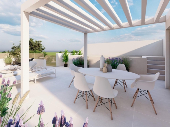 New Build Top Floor Apartment with Private Solarium and Pool for Sale in Pilar de la Horadada