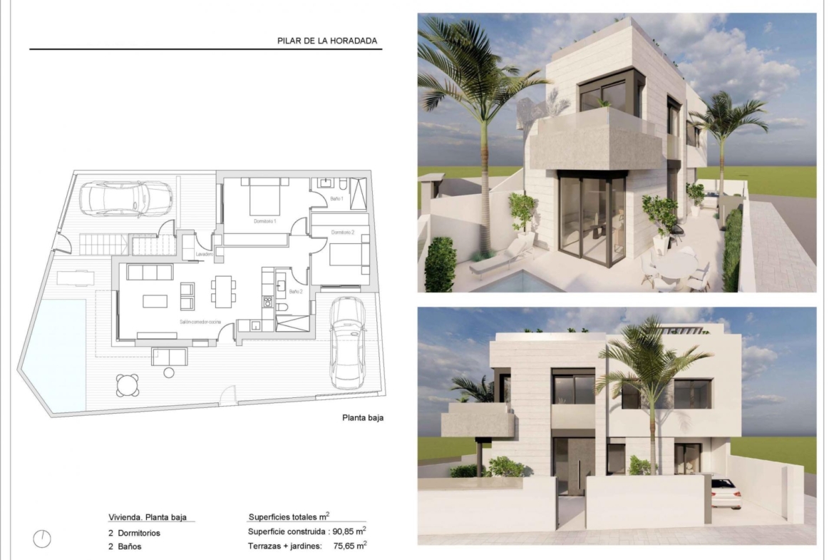 New Build Ground Floor Apartment with Private Pool for Sale in Pilar de la Horadada