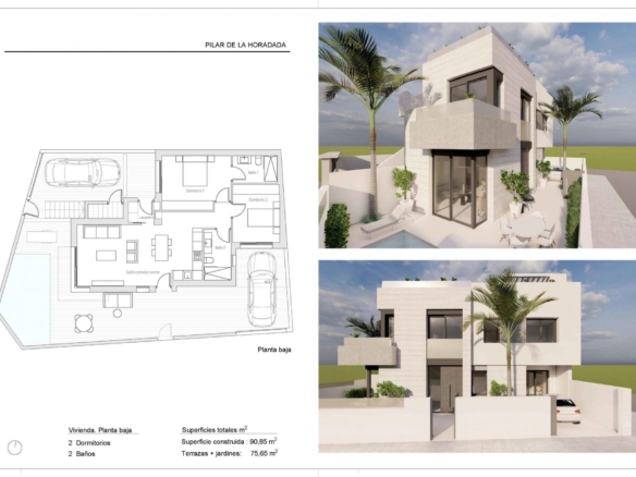 New Build Ground Floor Apartment with Private Pool for Sale in Pilar de la Horadada