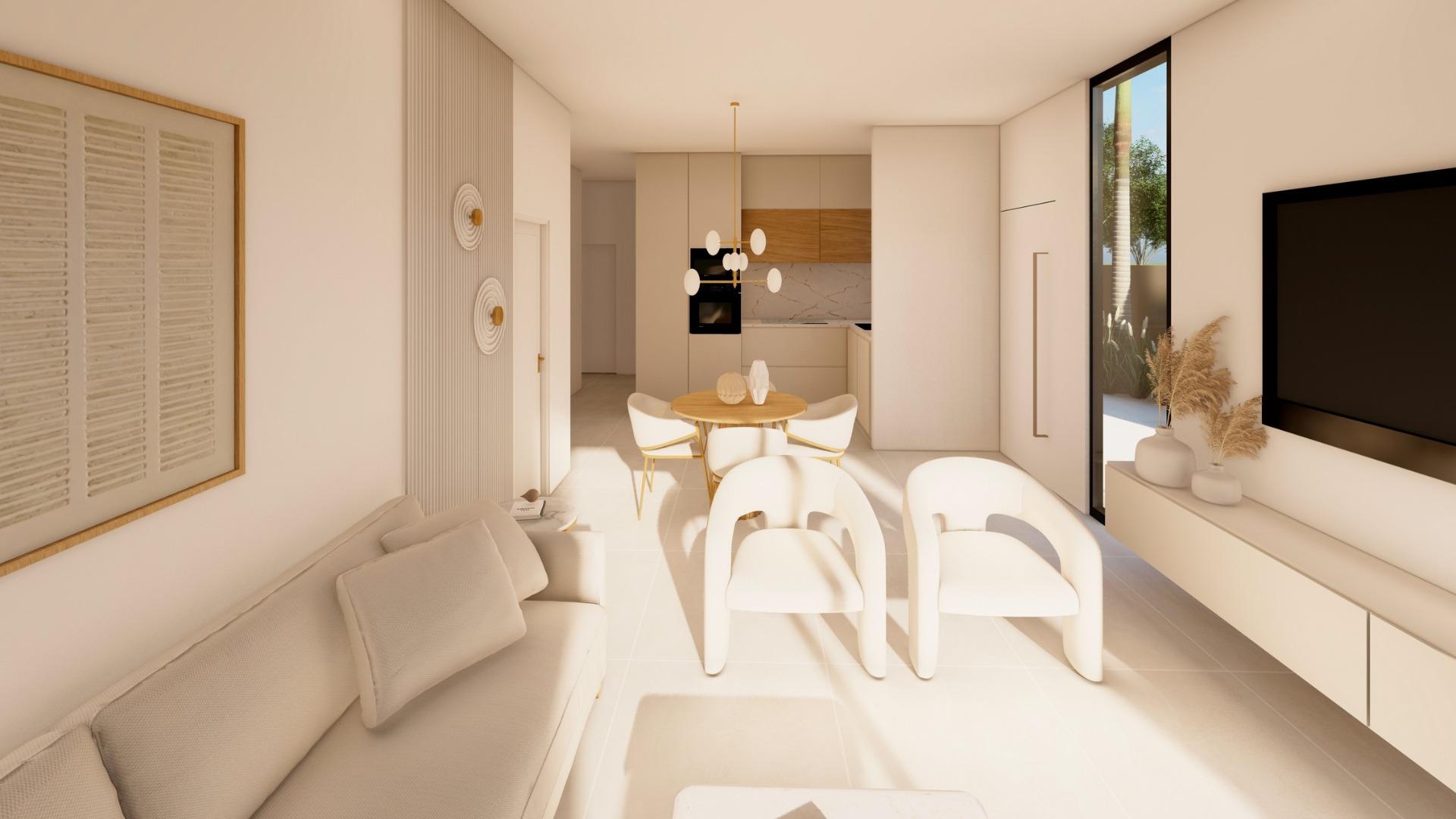 New Build Top Floor Apartment with Private Solarium and Pool for Sale in Pilar de la Horadada