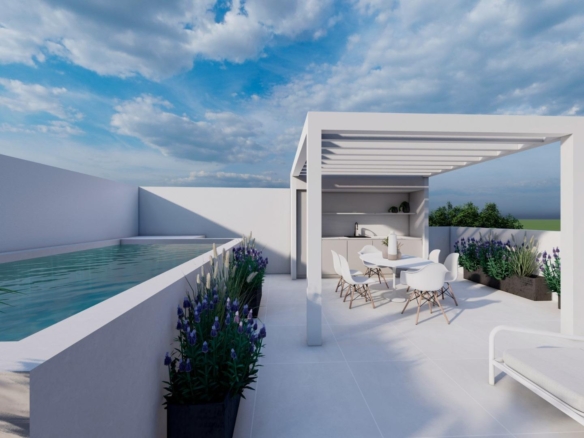 New Build Ground Floor Apartment with Private Pool for Sale in Pilar de la Horadada