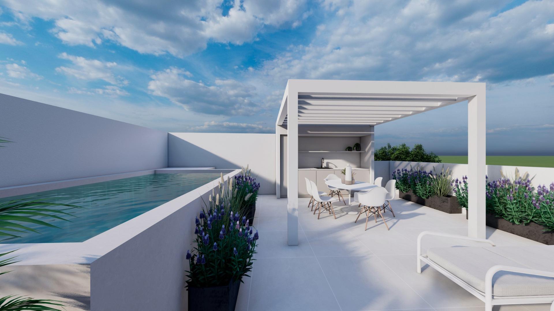 New Build Ground Floor Apartment with Private Pool for Sale in Pilar de la Horadada