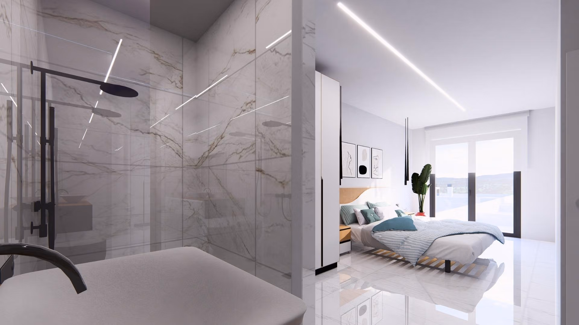 Nieuwbouw Appartementen op de bovenste verdieping te koop in La Finca Golf Resort, Algorfa